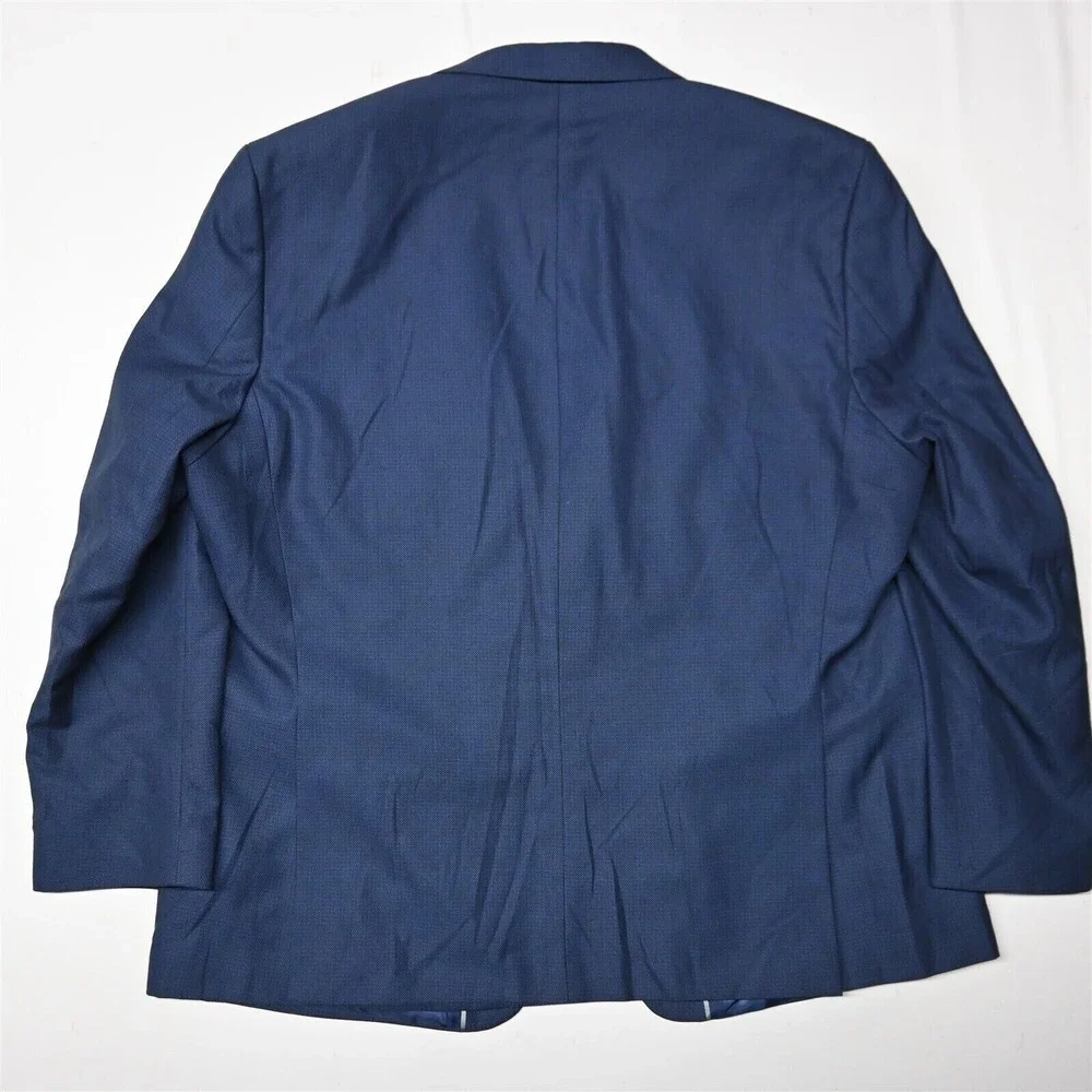 Van Heusen 50R Blue Birdseye Mens‎ Blazer Sport Coat Jacket